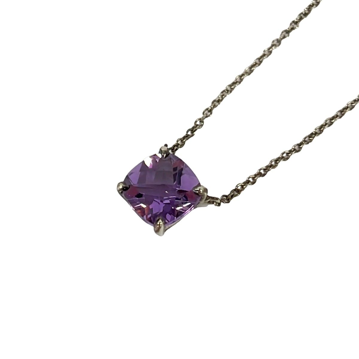 Tiffany & Co Necklace Spa Clare Silver Purple