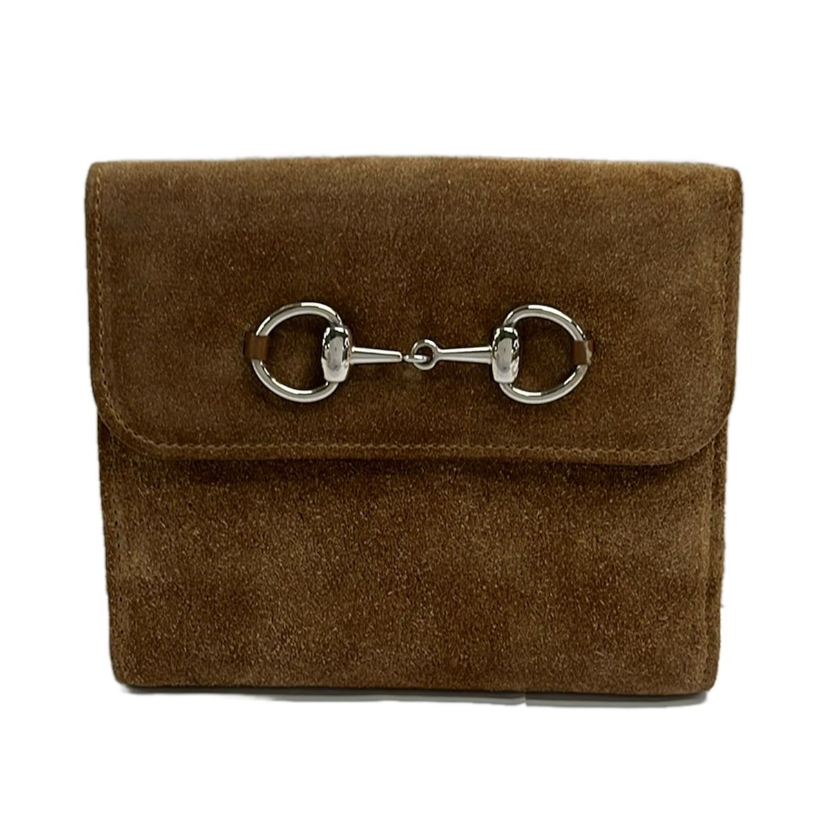 Gucci Hook Wallet Horsebit Brown
