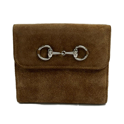 Gucci Hook Wallet Horsebit Brown