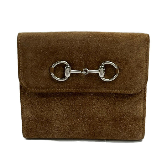 Gucci Hook Wallet Horsebit Brown