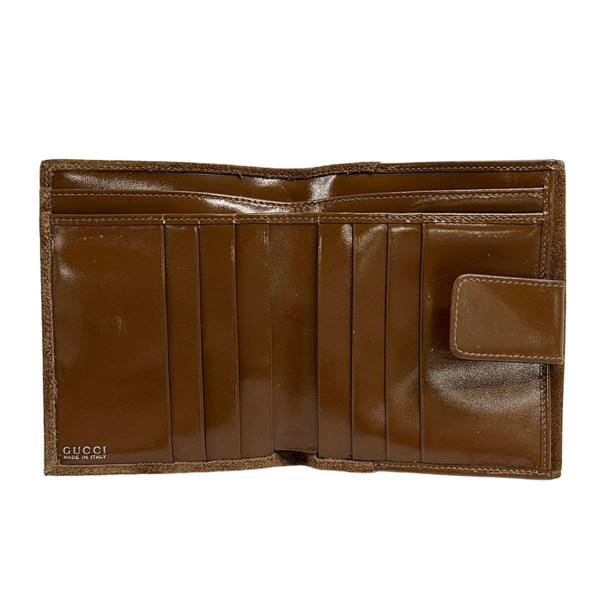 Gucci Hook Wallet Horsebit Brown — view 3
