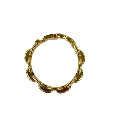 Miu Miu Ring Gold Logo — view 4