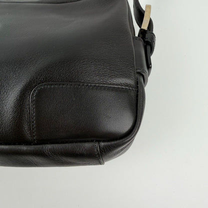 Loewe Anagram Shoulder Bag Black Leather Vintage — view 8