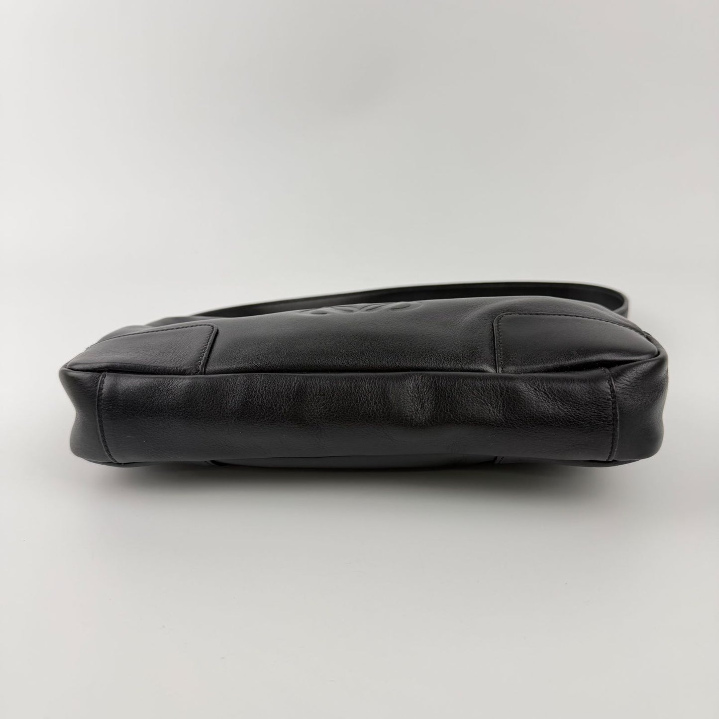 Loewe Anagram Shoulder Bag Black Leather Vintage — view 6
