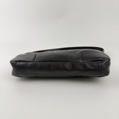 Loewe Anagram Shoulder Bag Black Leather Vintage — view 6
