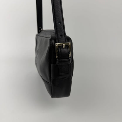 Loewe Anagram Shoulder Bag Black Leather Vintage — view 4