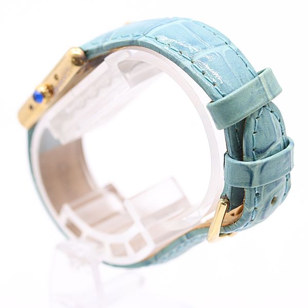 Cartier Must Tank SM Quartz Ivory Dial Watch — view 3