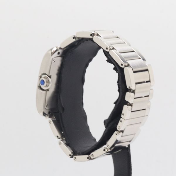 Cartier Tank en Gray SM Quartz Silver Dial Watch — view 3