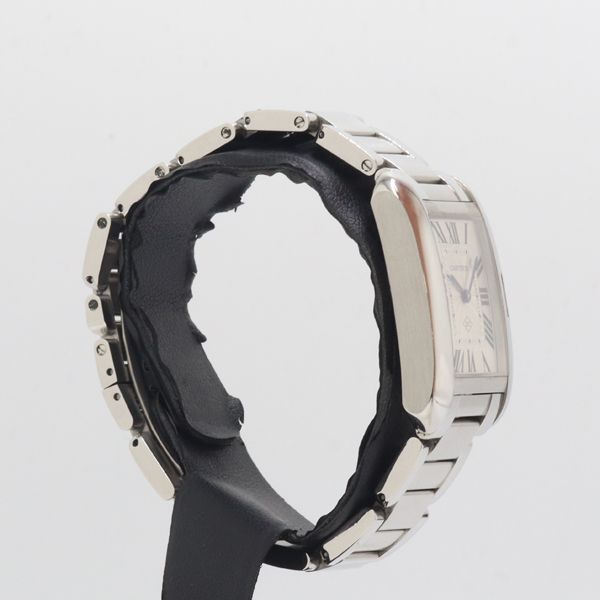 Cartier Tank en Gray SM Quartz Silver Dial Watch — view 2