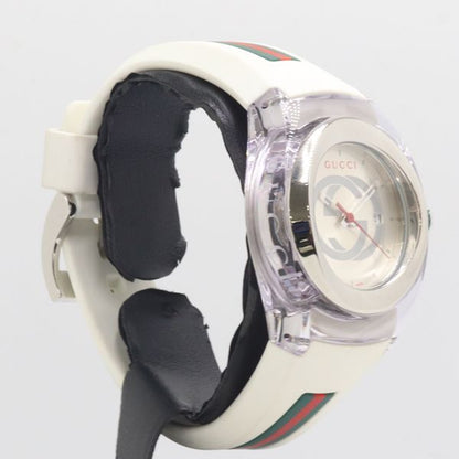 Gucci Sync 137.3 Quartz Date Silver Dial Watch — view 2