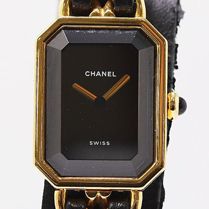 Chanel Premiere L Quartz Black Dial Watch