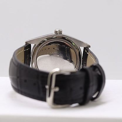 Rolex Oyster Date Hand Wound Black Dial Watch — view 4
