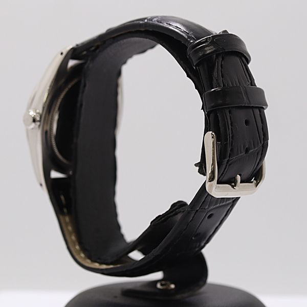 Rolex Oyster Date Hand Wound Black Dial Watch — view 3