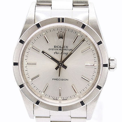 Rolex Air King Automatic Winding Silver Dial Watch