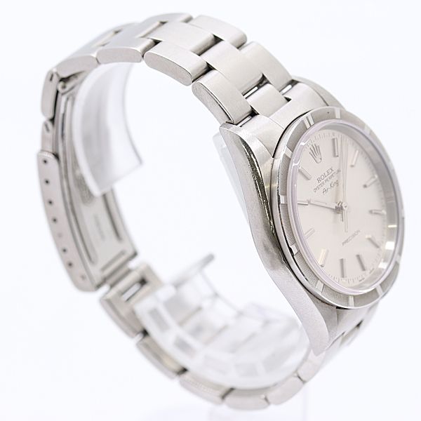 Rolex Air King Automatic Winding Silver Dial Watch — view 2