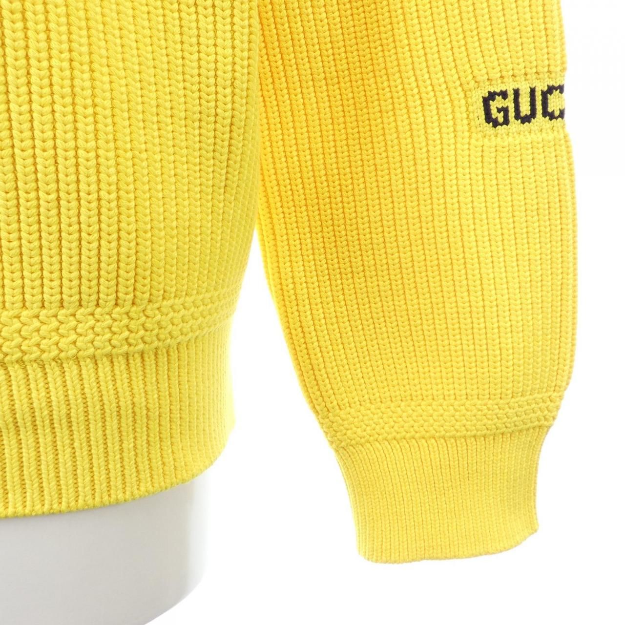 Gucci Knit Sweater Yellow — view 7