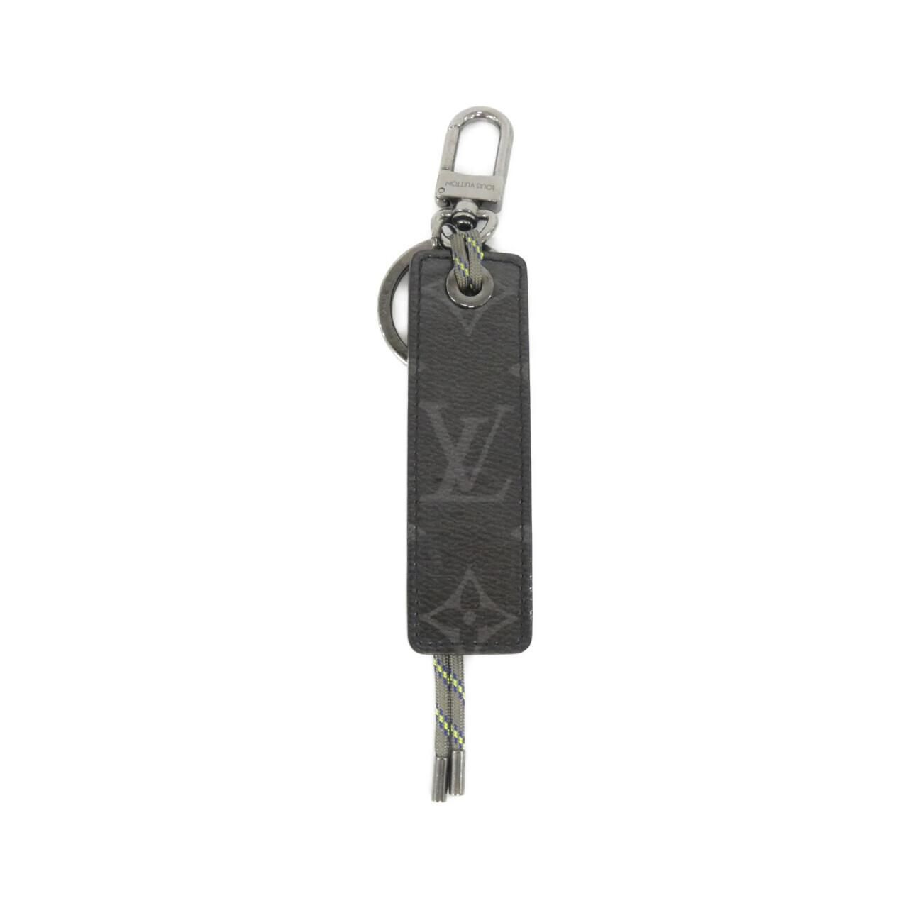 Louis Vuitton Monogram Eclipse Gray's Porte Cles Tag LV — view 2