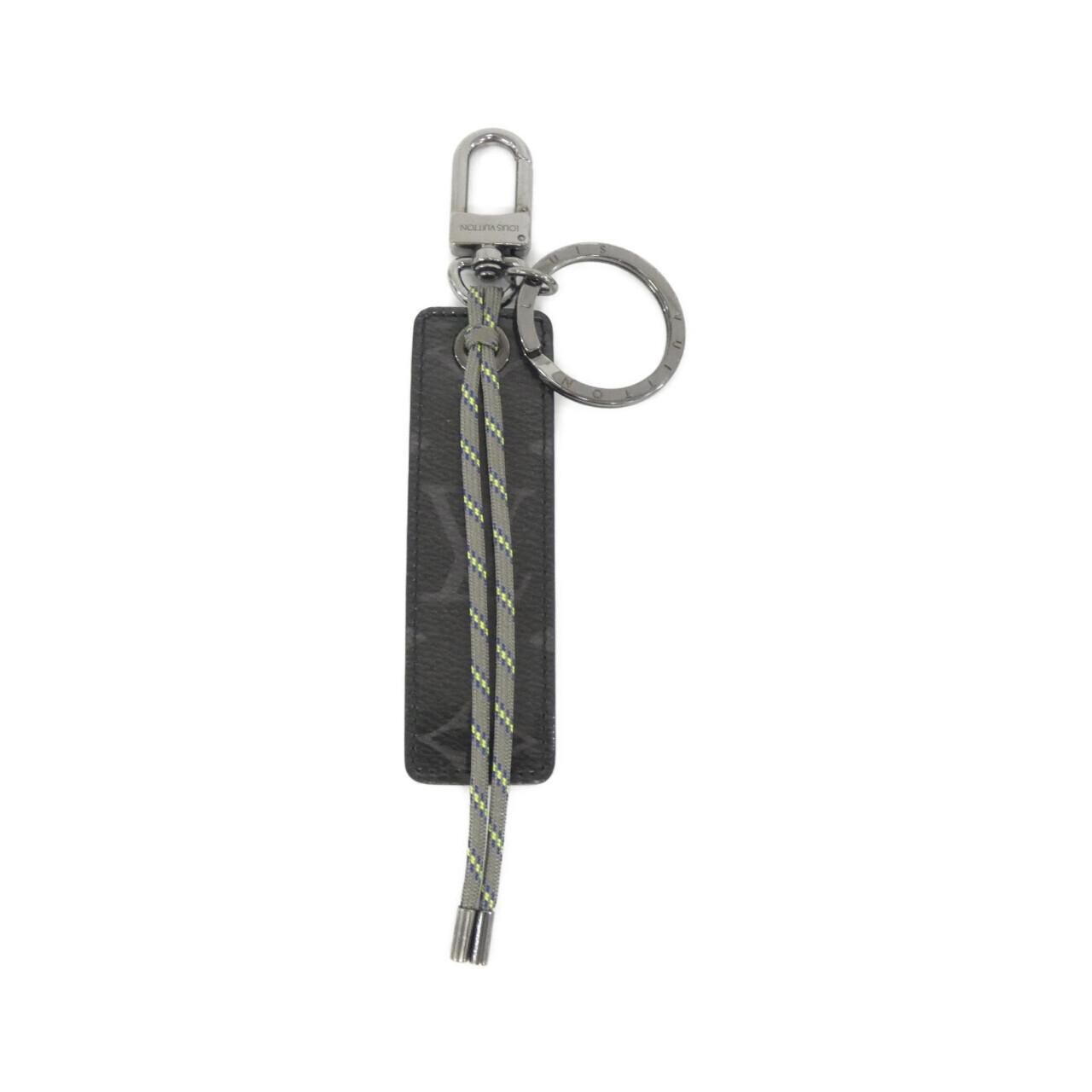 Louis Vuitton Monogram Eclipse Gray's Porte Cles Tag LV