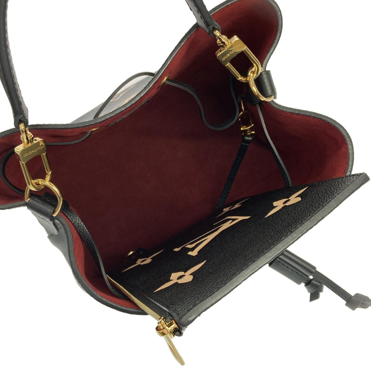 Louis Vuitton Bicolor Monogram Empreinte Neo Noe Shoulder — view 9