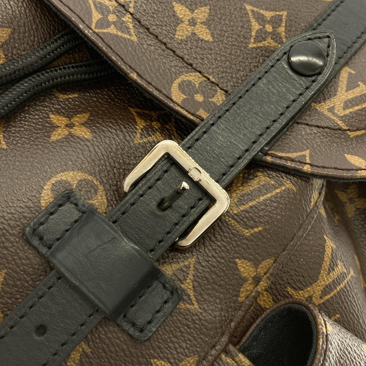 Louis Vuitton Monogram Macassar Christopher Backpack — view 4