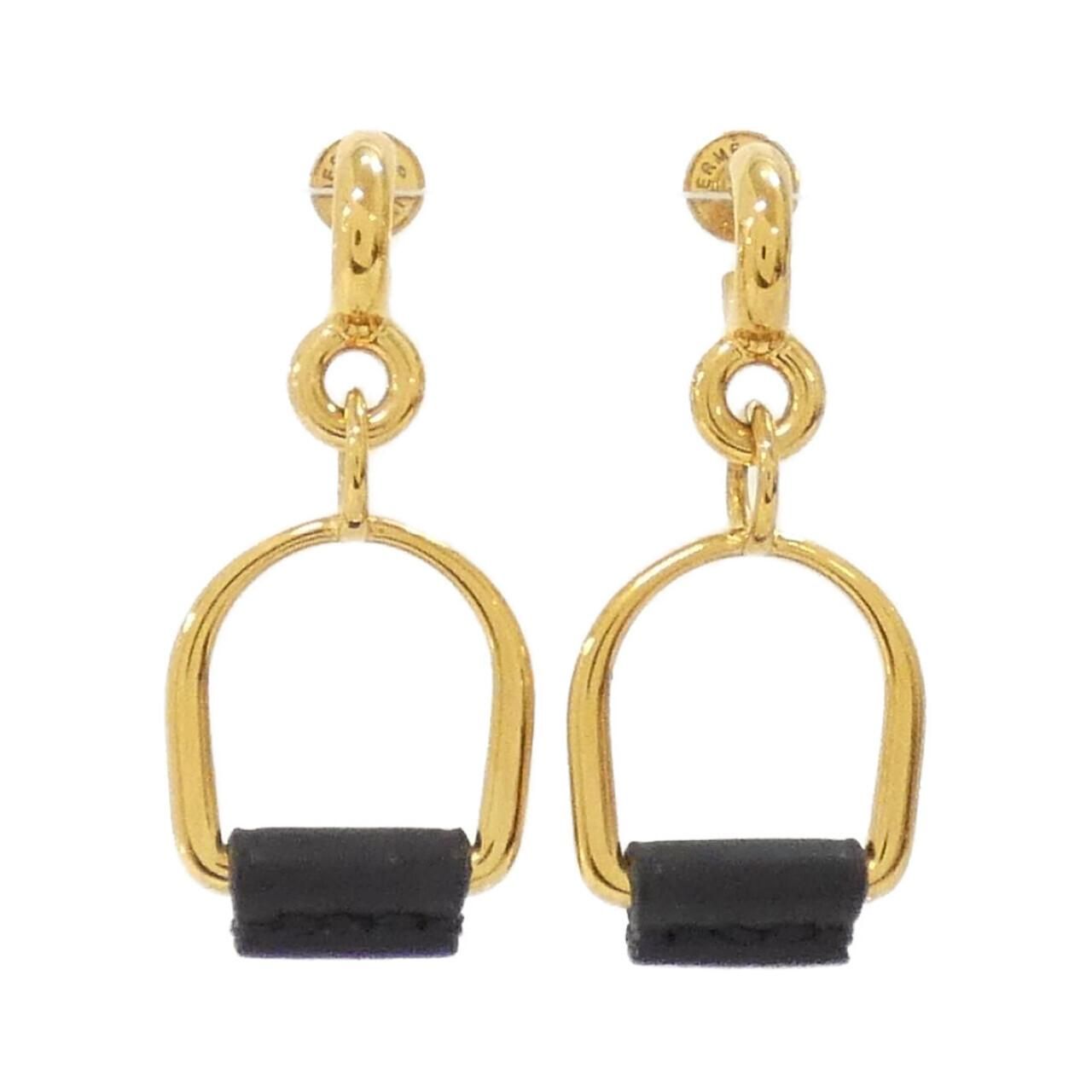 Hermes Elitage Equestre Etrier PM Earrings