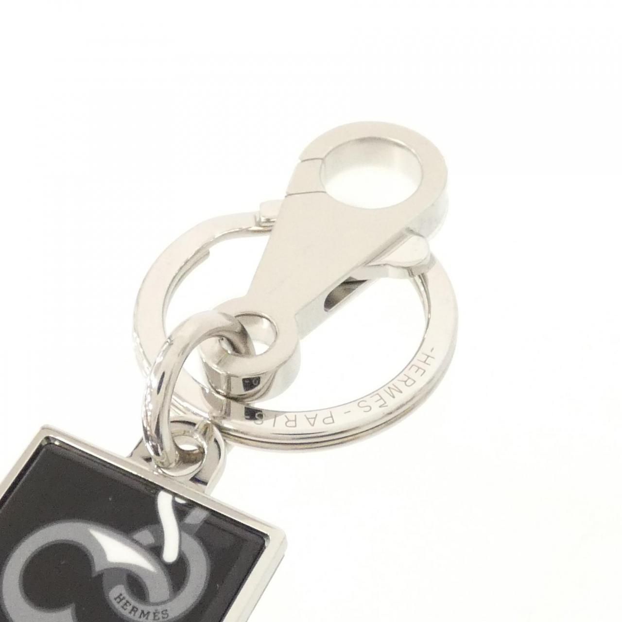 Hermes Illusion Key Holder Silver — view 4