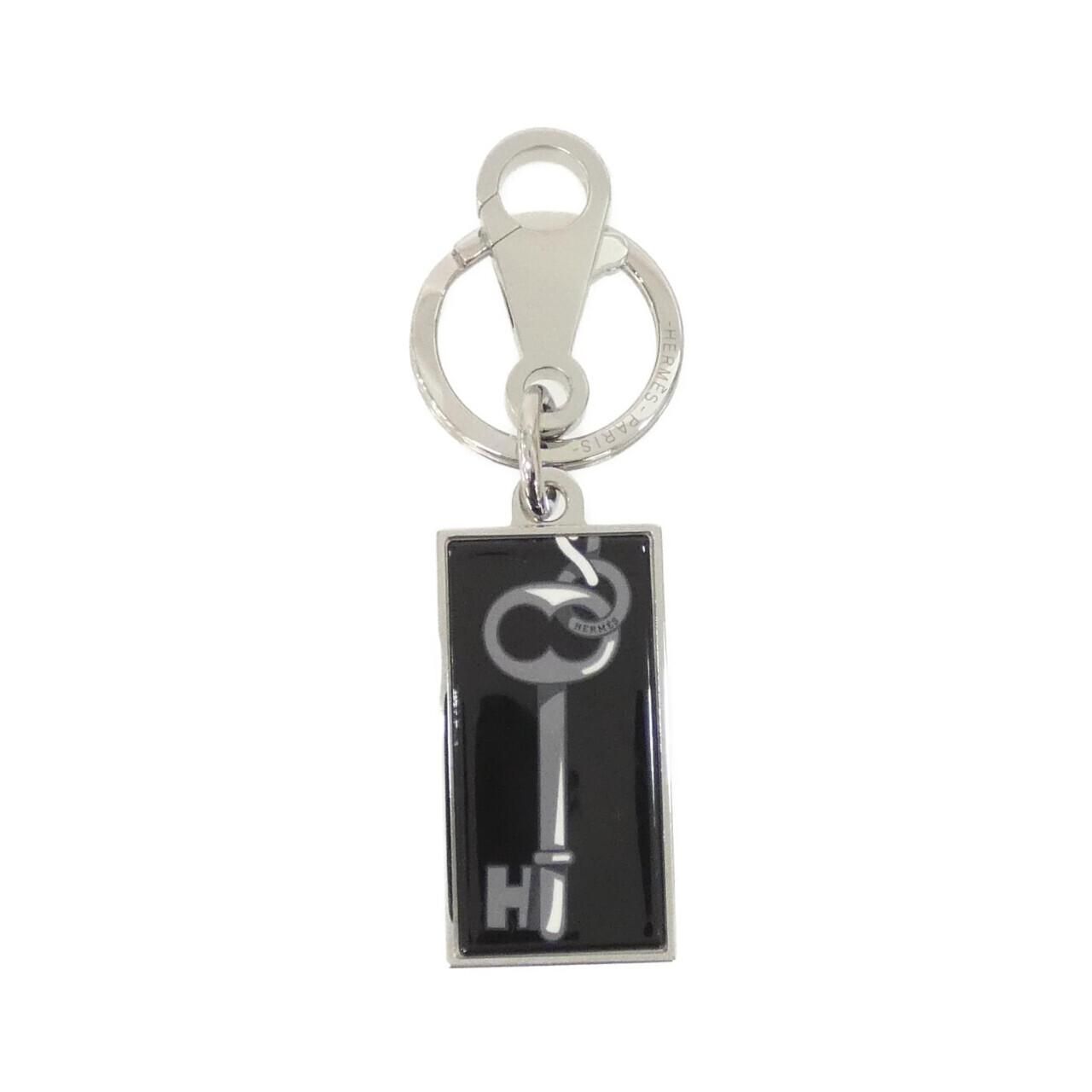 Hermes Illusion Key Holder Silver