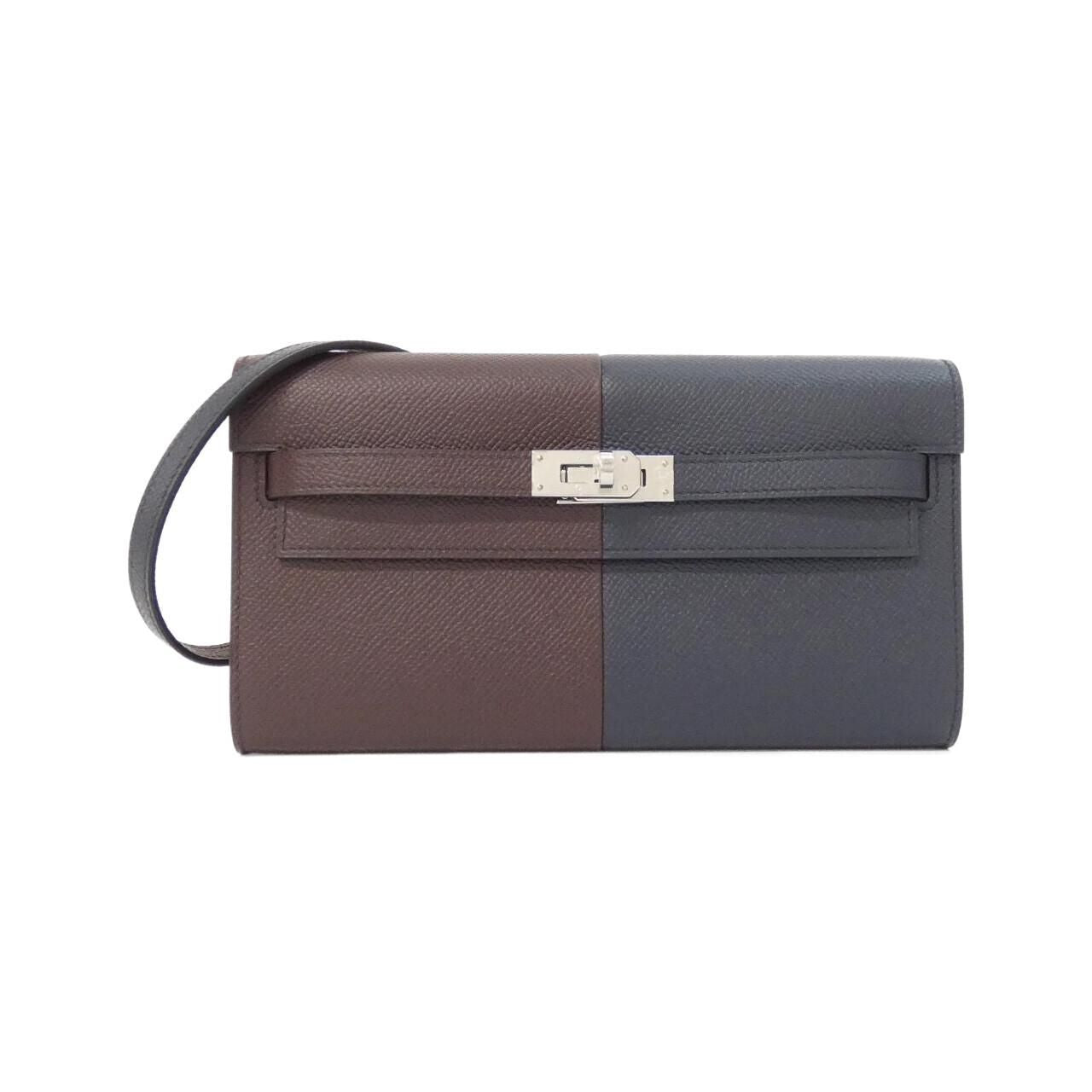 Hermes Kelly Classic to Go Cazak Shoulder Wallet