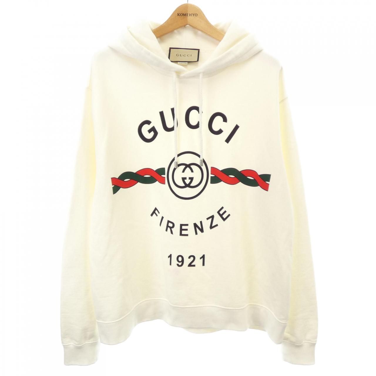 Gucci Interlocking Hoodie White