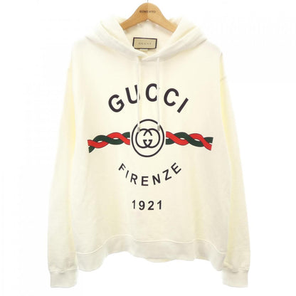 Gucci Interlocking Hoodie White