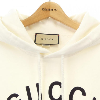 Gucci Interlocking Hoodie White — view 5