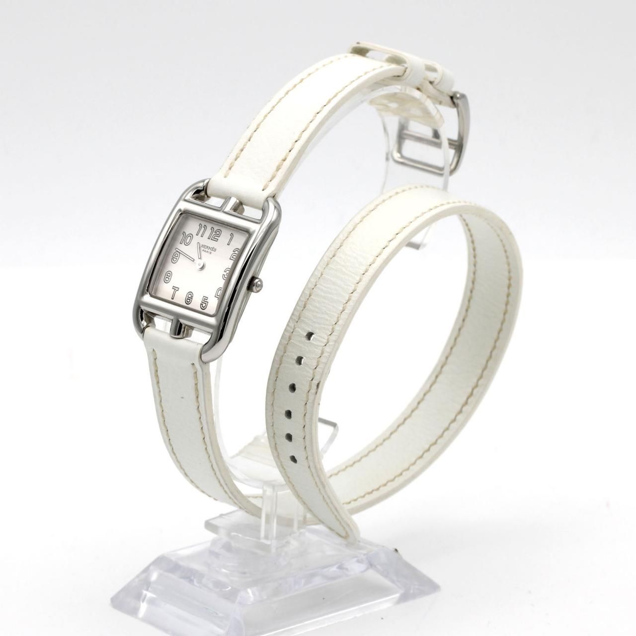 Hermes Capecod Double Tour SS Quartz Watch — view 2