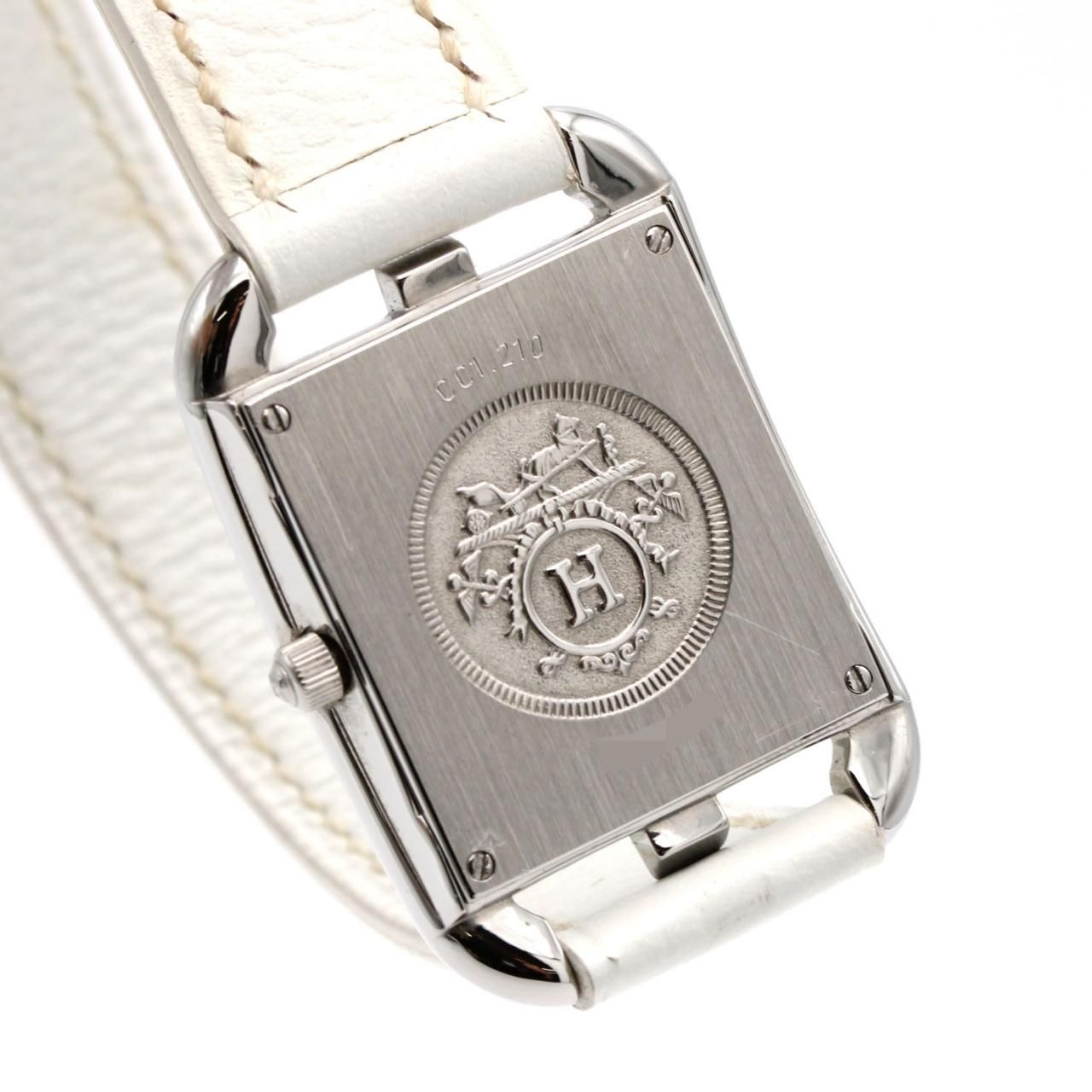 Hermes Capecod Double Tour SS Quartz Watch — view 4