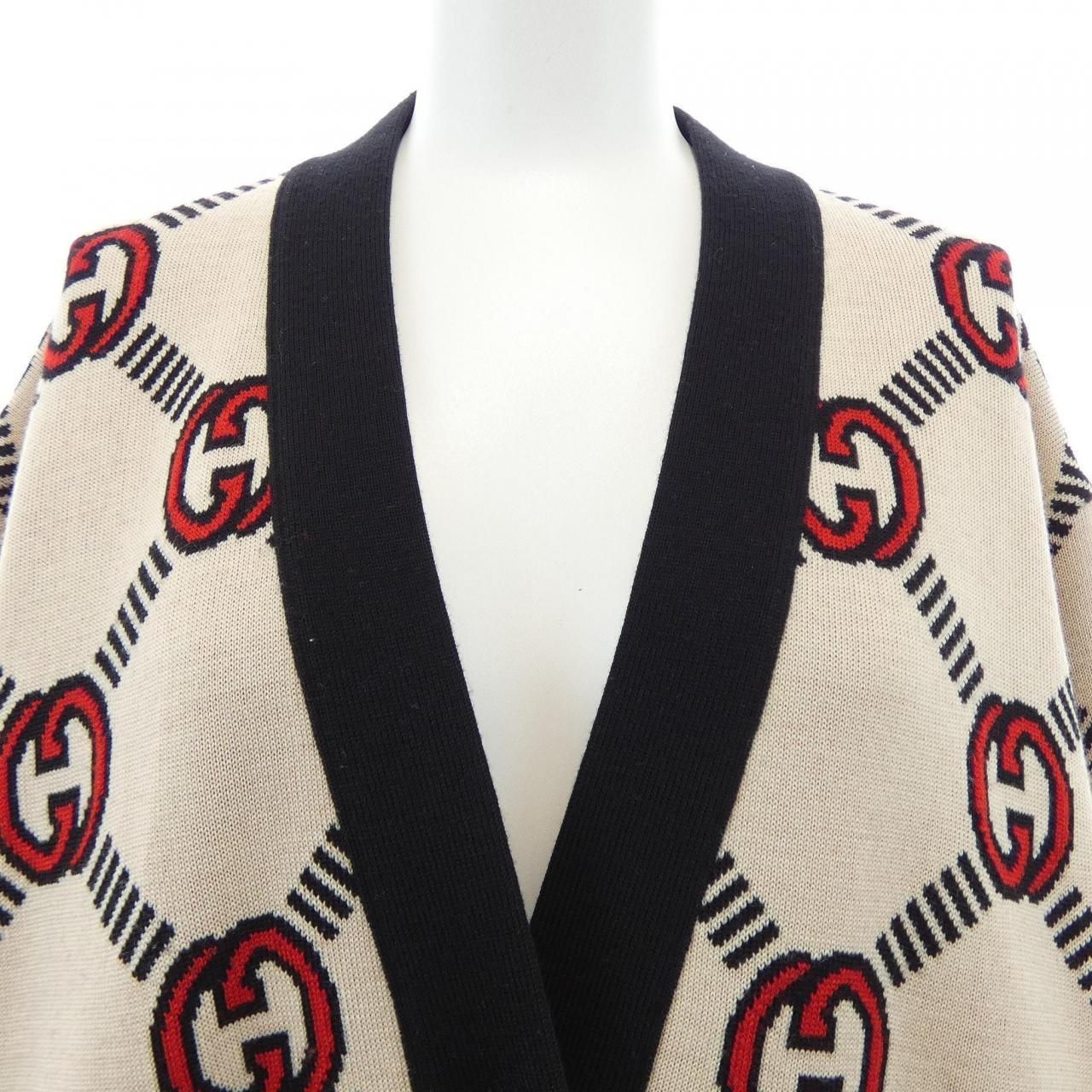 Gucci Interlocking Cardigan Black — view 5