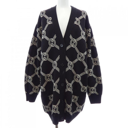 Gucci Interlocking Cardigan Black — view 7
