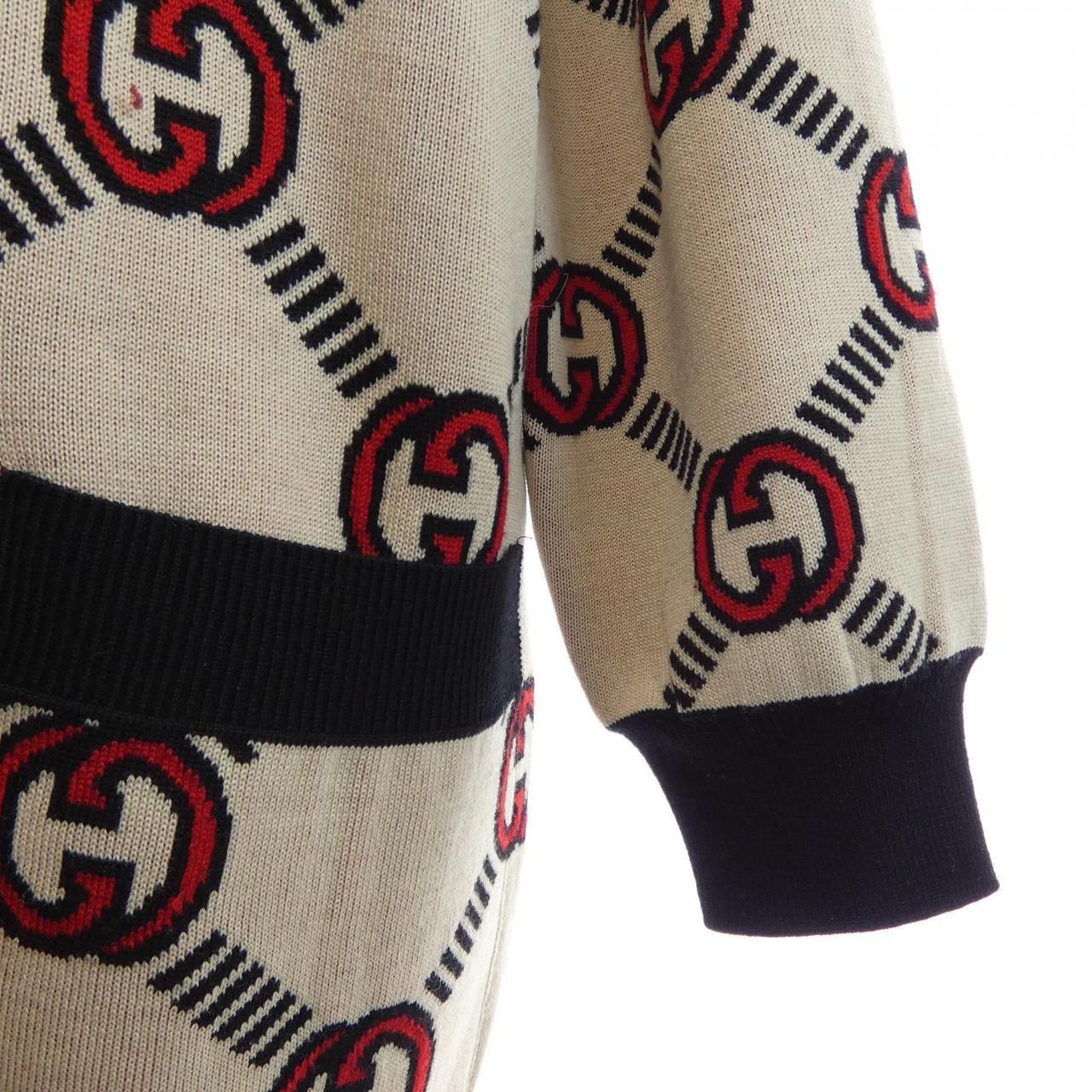 Gucci Interlocking Cardigan Black — view 6