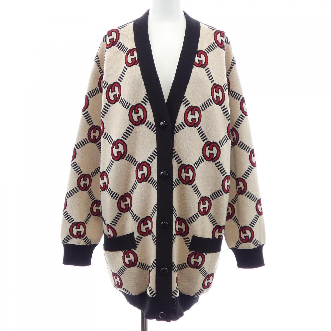 Gucci Interlocking Cardigan Black