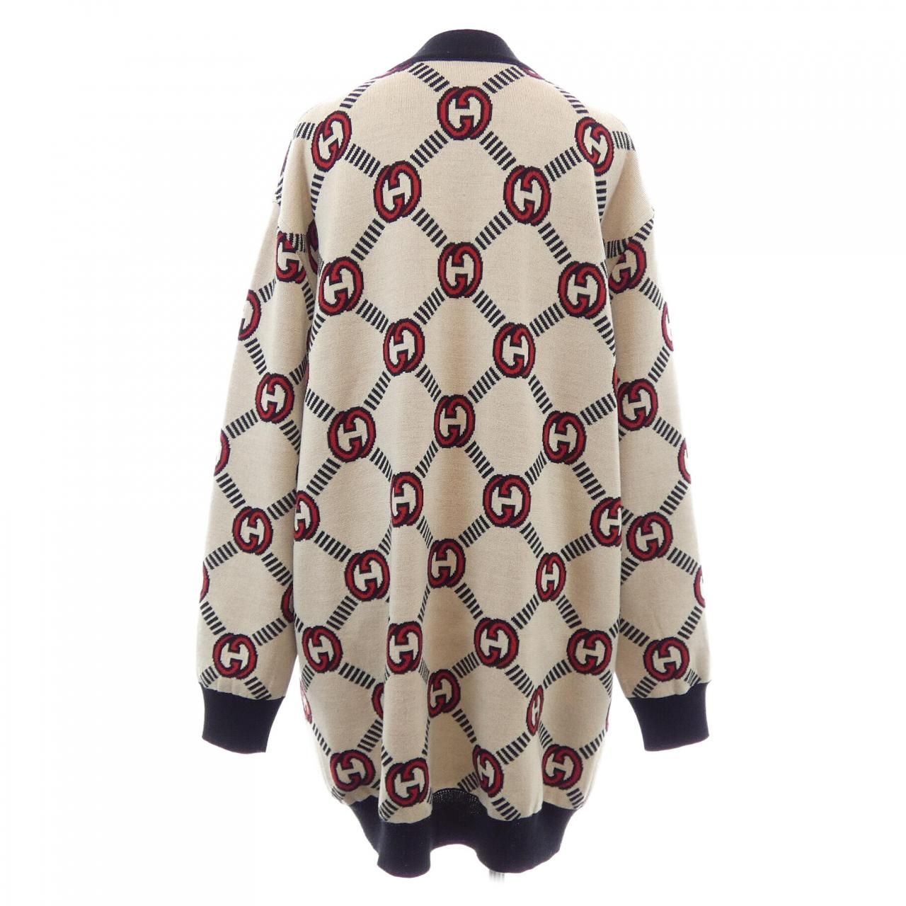Gucci Interlocking Cardigan Black — view 2