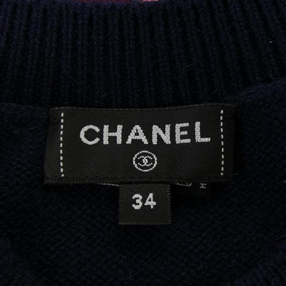 Chanel Knit Sweater Navy — view 5