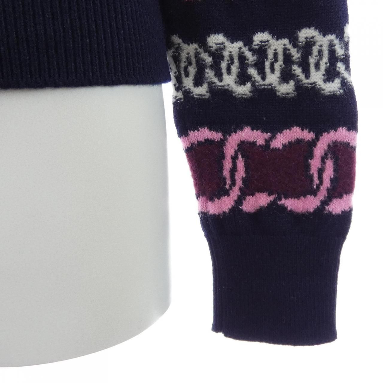 Chanel Knit Sweater Navy — view 7