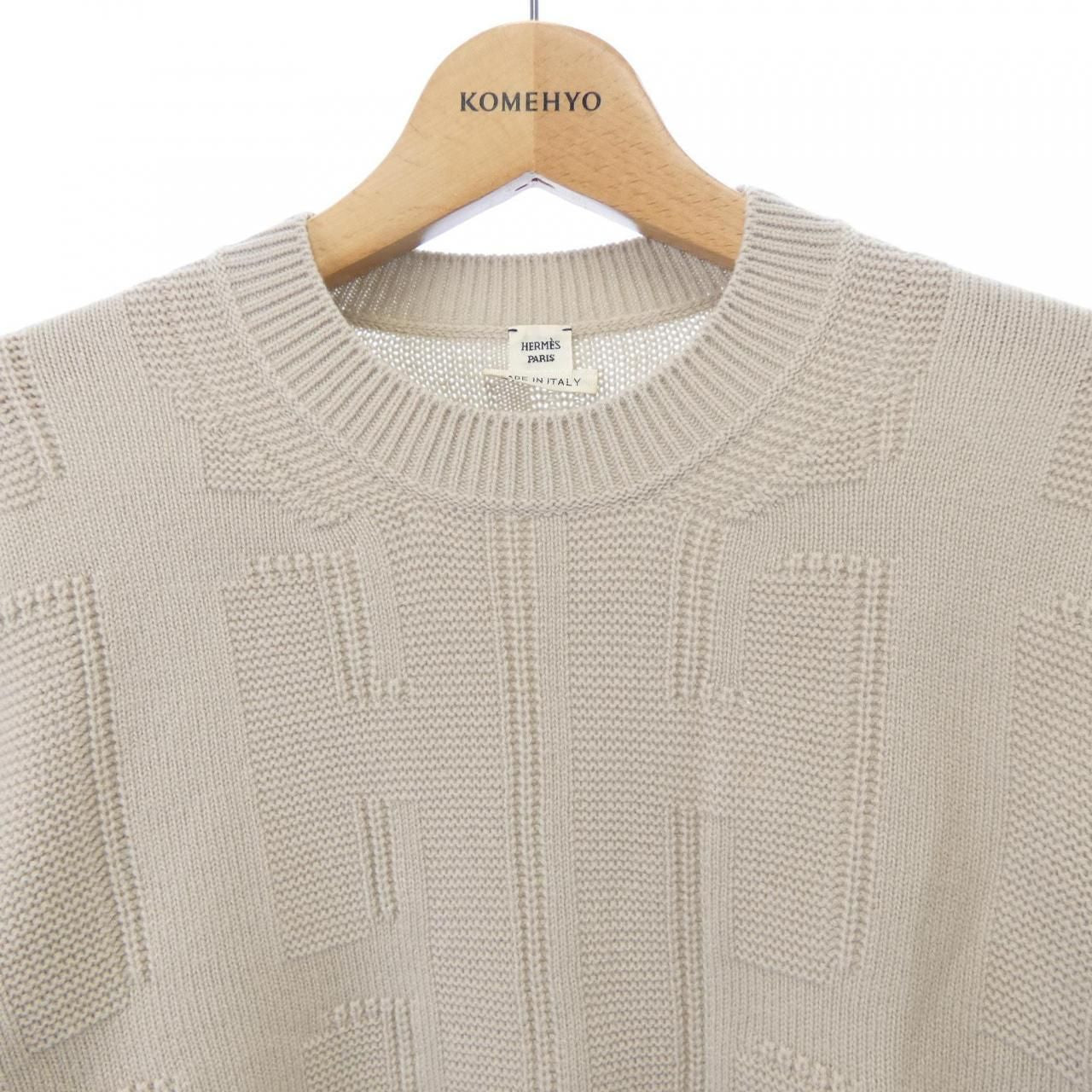 Hermes Knit Sweater Gray — view 5
