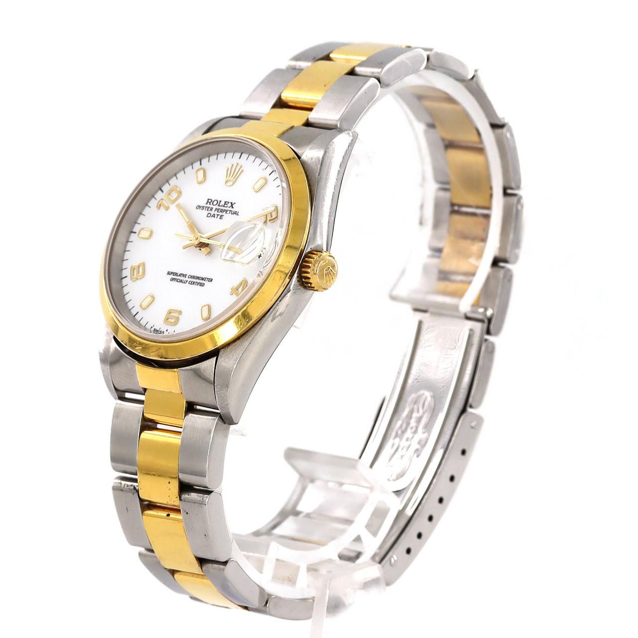 Rolex Oyster Perpetual Date Automatic Winding Number Watch — view 2