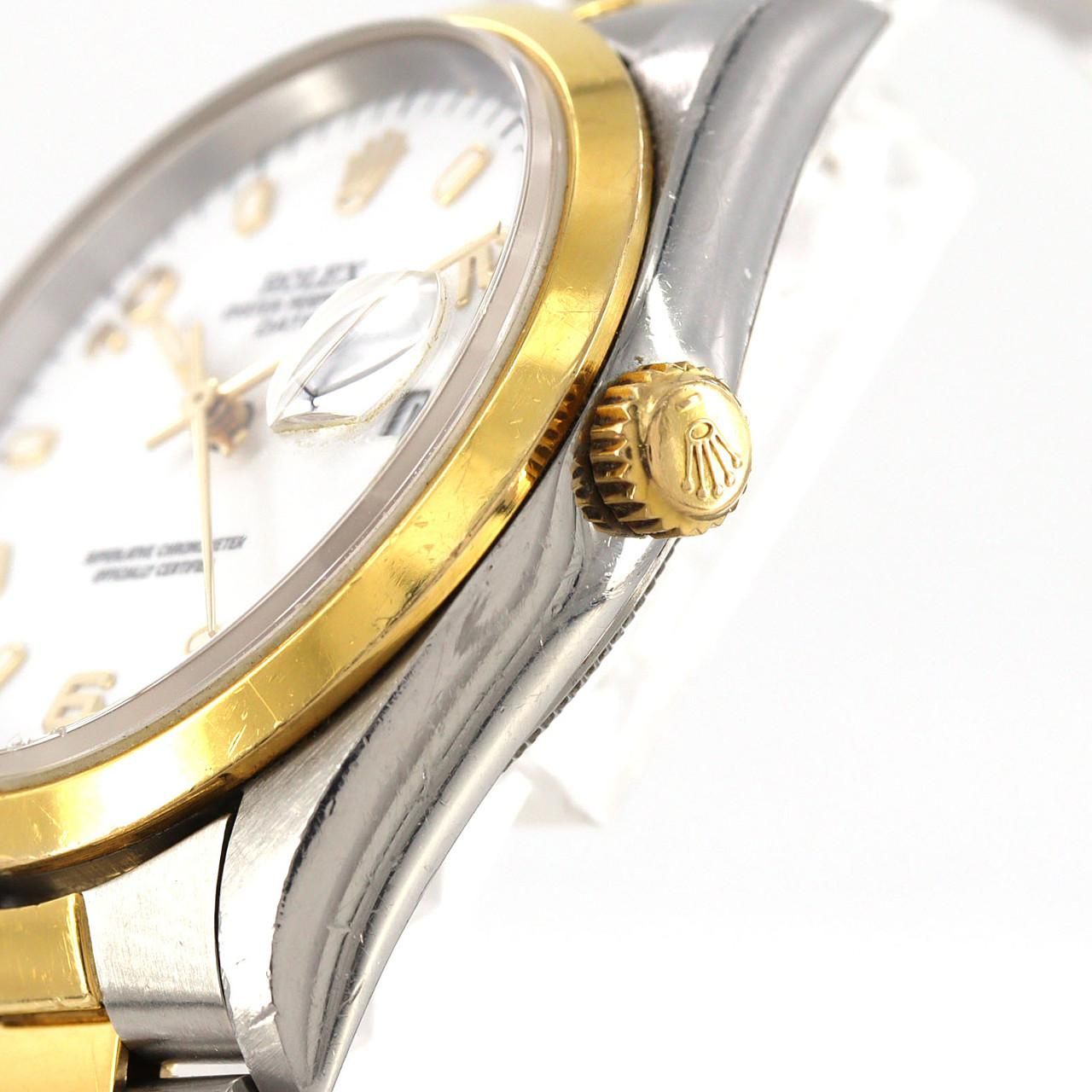 Rolex Oyster Perpetual Date Automatic Winding Number Watch — view 3