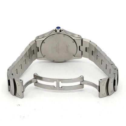 Cartier Santos Round SS Quartz Watch — view 6