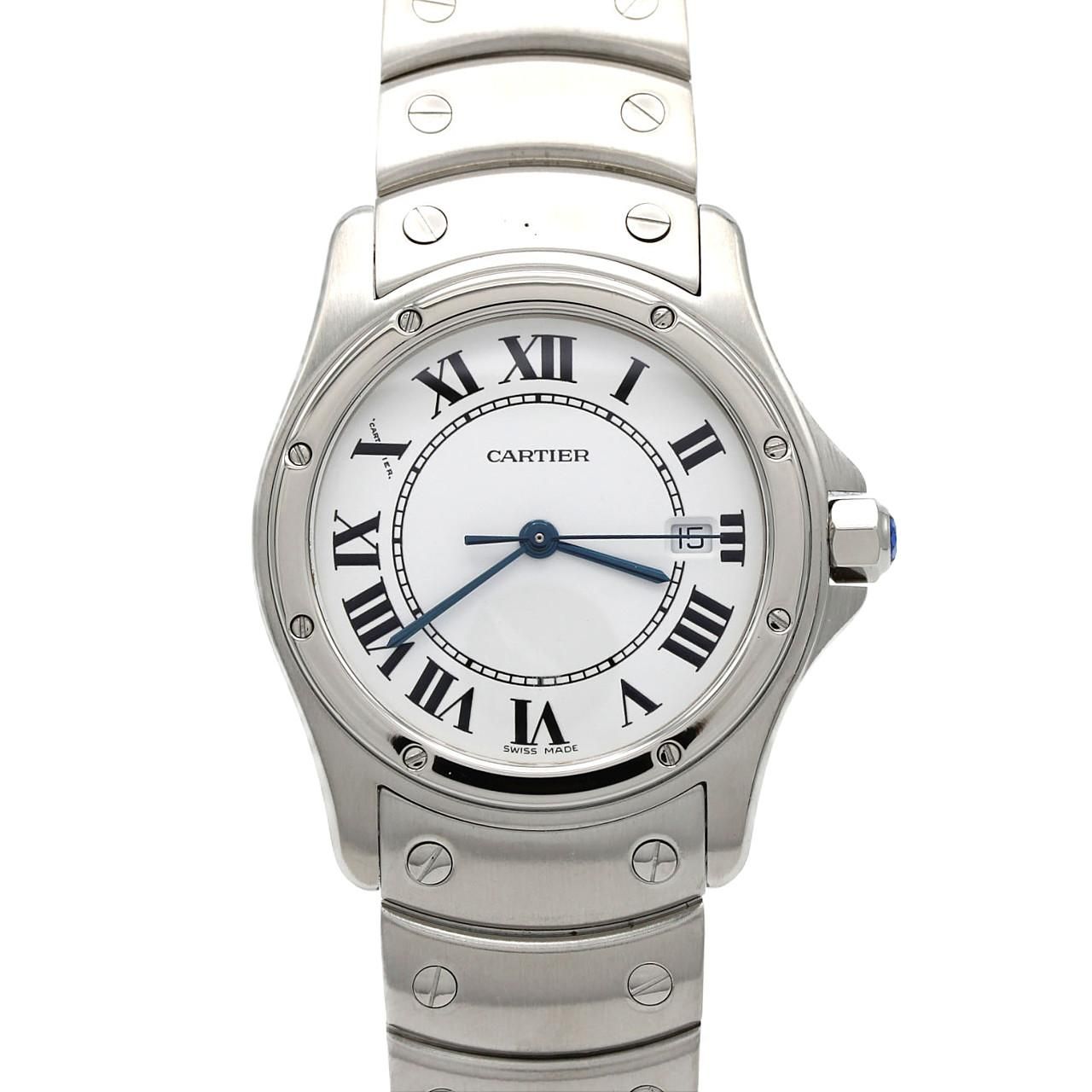 Cartier Santos Round SS Quartz Watch