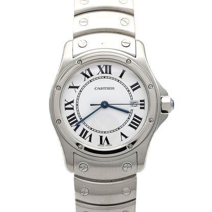 Cartier Santos Round SS Quartz Watch