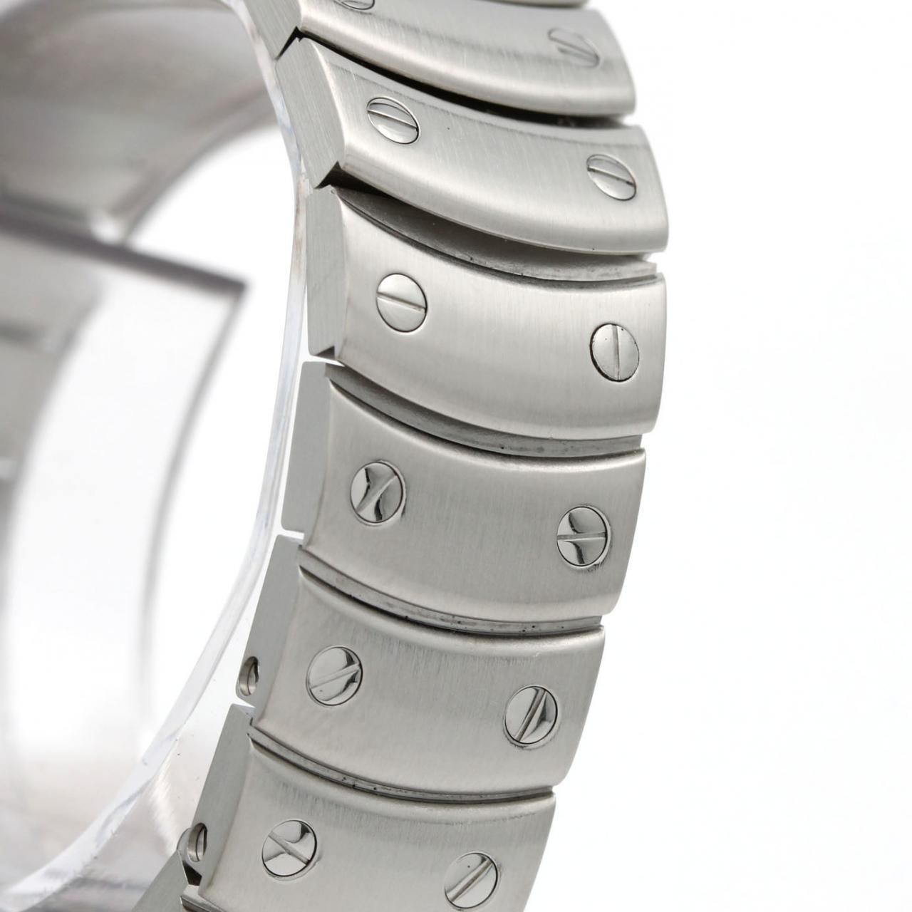Cartier Santos Round SS Quartz Watch — view 4