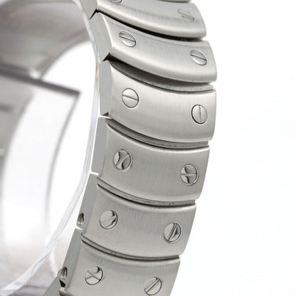 Cartier Santos Round SS Quartz Watch — view 4