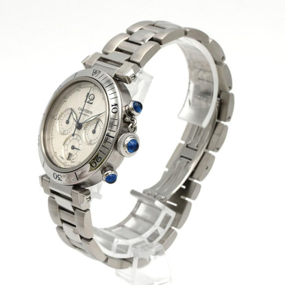 Cartier Pasha Chronograph SS Automatic Winding Watch — view 2