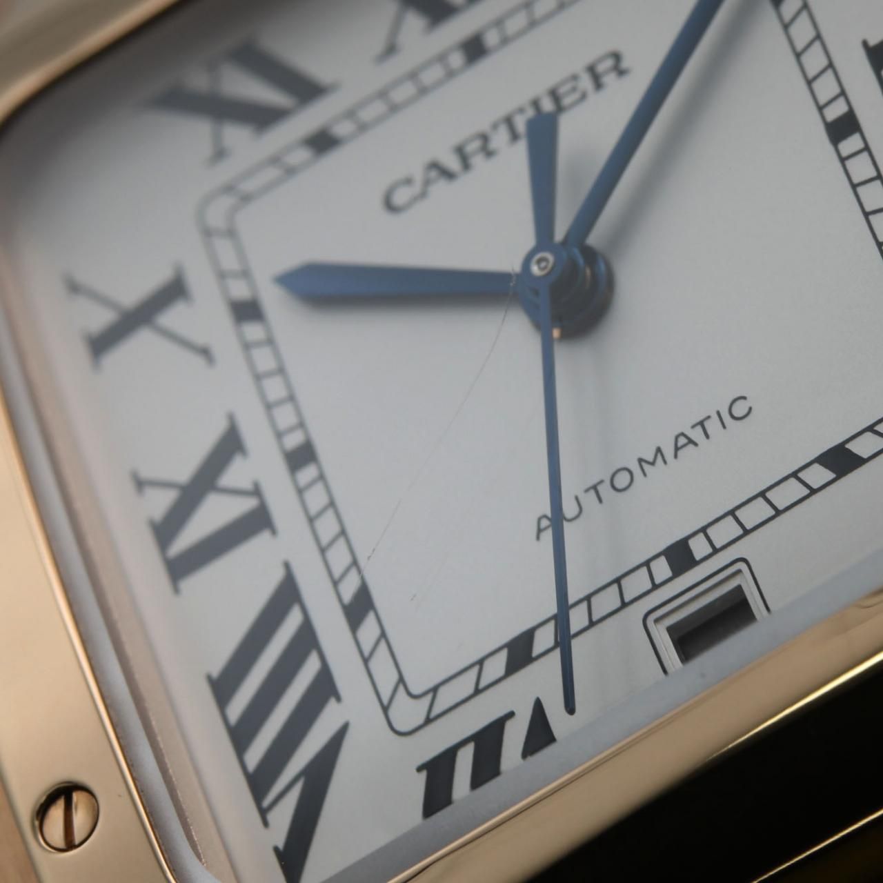 Cartier Santos LM PG RG Automatic Winding Watch — view 5